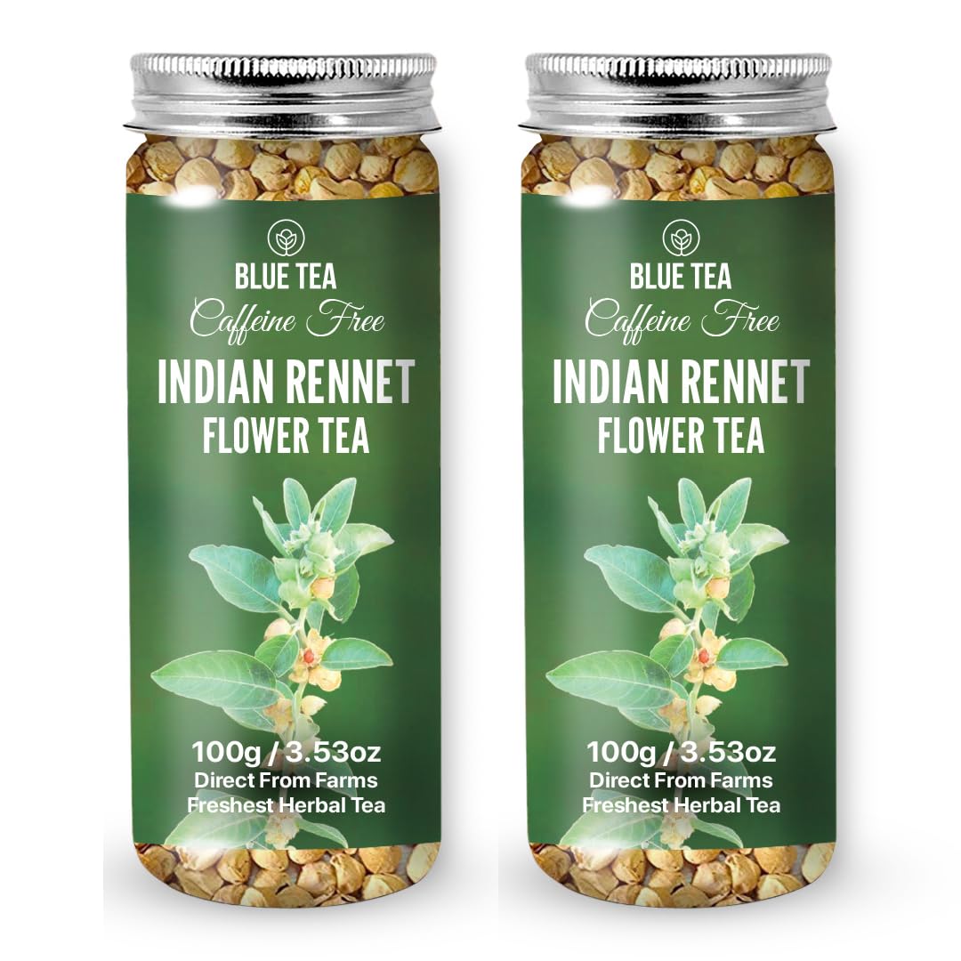 BLUE TEA - Indian Rennet Flower Tea - 200g - 200 Cups (Pack Of 2) | DIGESTIVE AID | Detox Tea - Flower Based - Herbal Tea - Caffeine Free - No Preservatives | Pet Jar Packaging (B0CZ786D3Q) Amazon Price History, Amazon Price Tracker