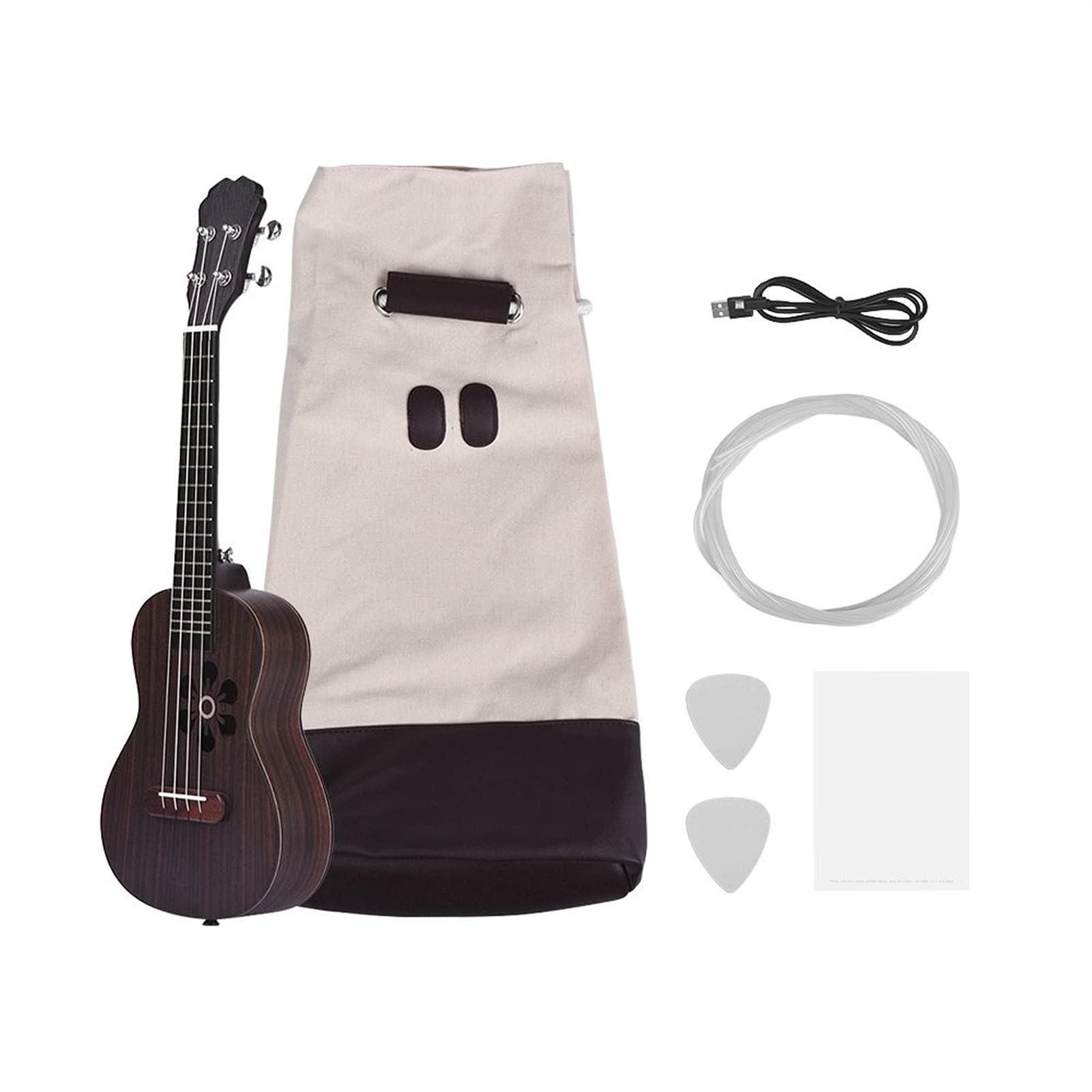 Ukulele koncertowe Początkujący Ukulele 23- calowy Koncert Ukulele Rosewood Four- String Acoustic Guitar Ukulele