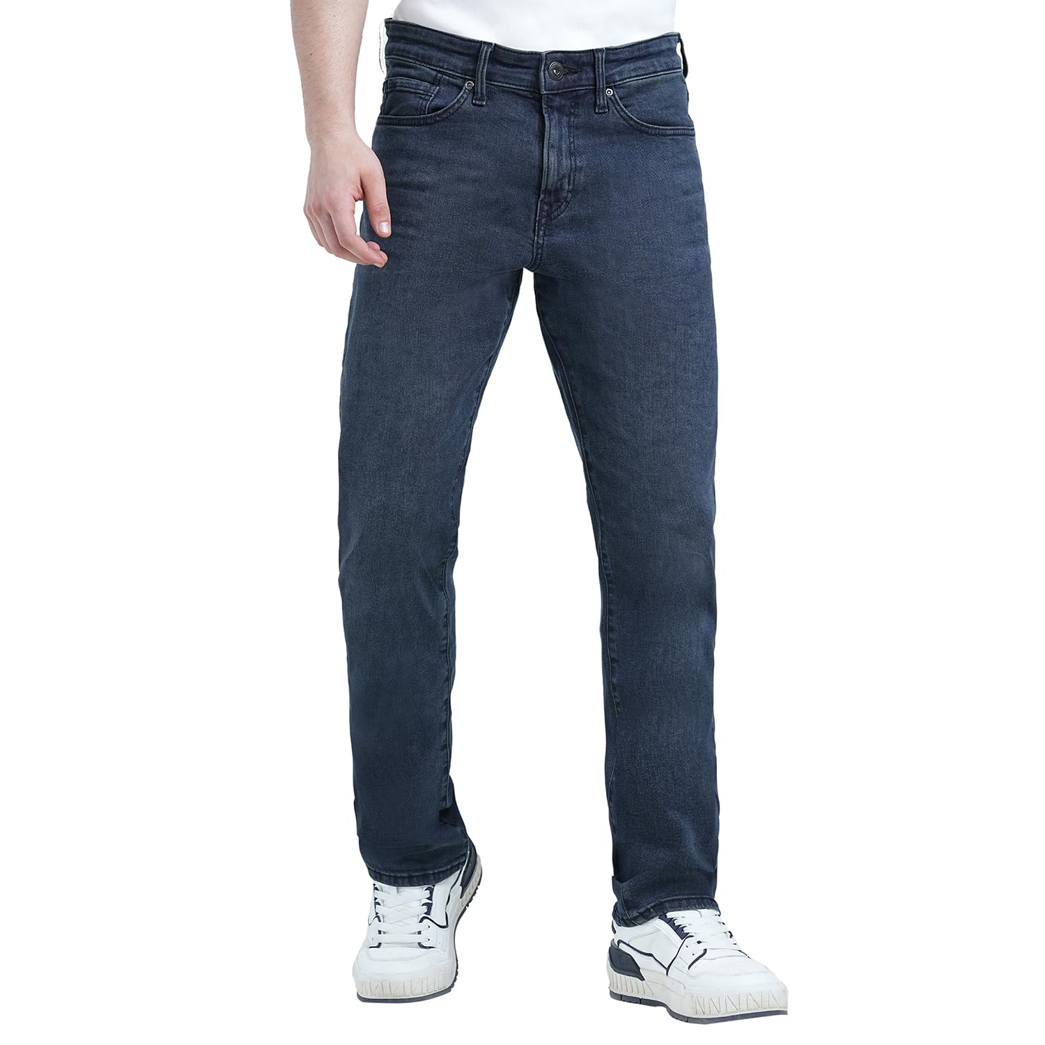 red tape Regular Straight Fit Vintage Jeans for Men-picture-12
