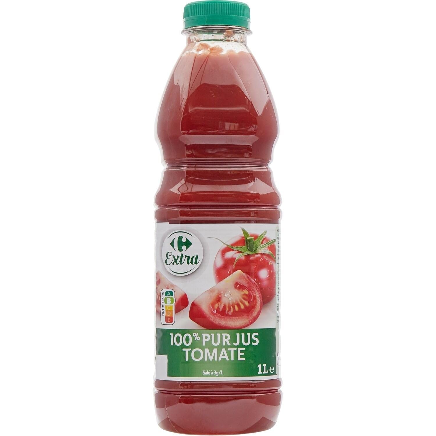 Savourez un jus de tomate 100% pur jus prêt à déguster avec CARREFOUR EXTRA, bouteille de 1L - Lot de 4