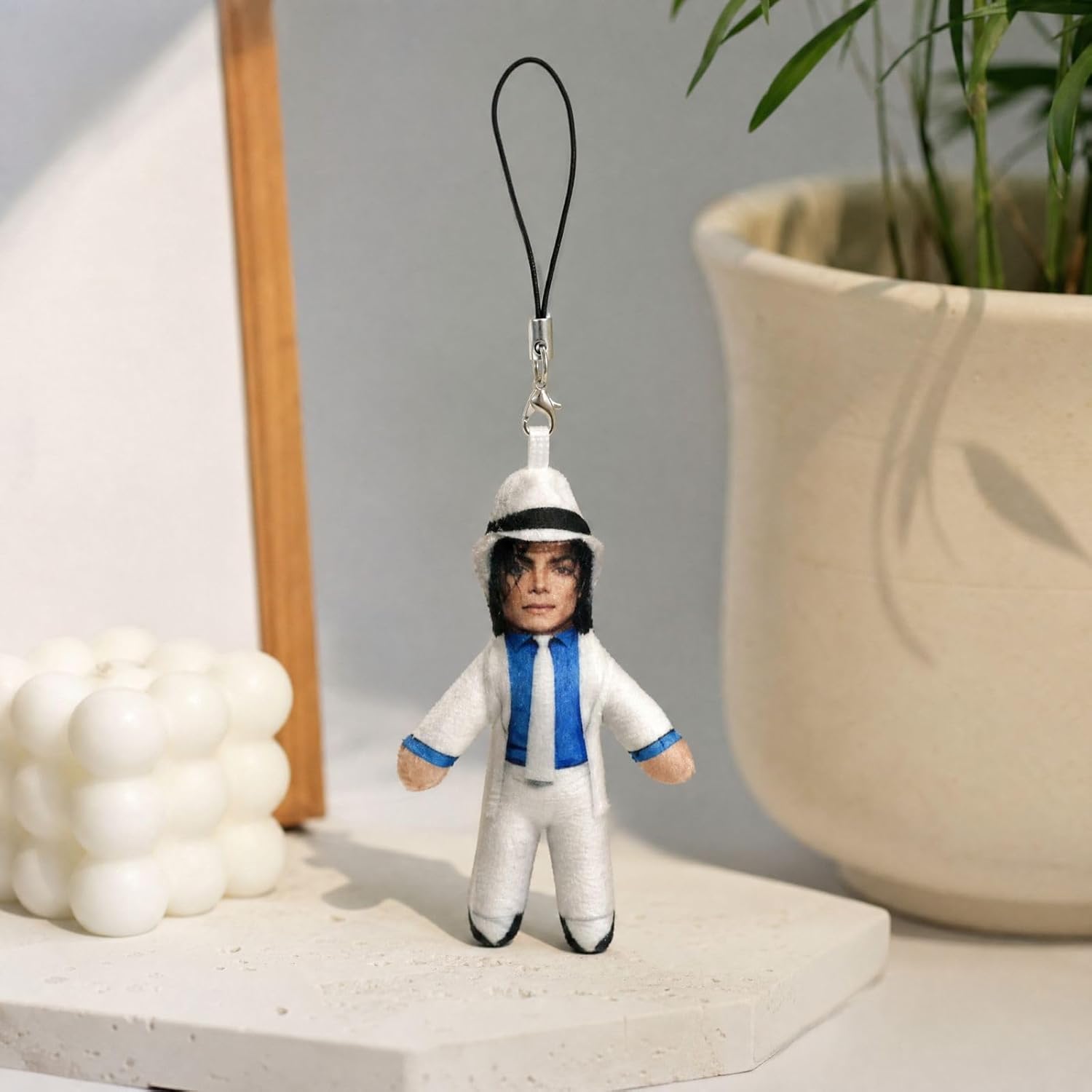 Michaell Plush Keychain Bendable Plush Cartoon Soft Funny Doll image 3
