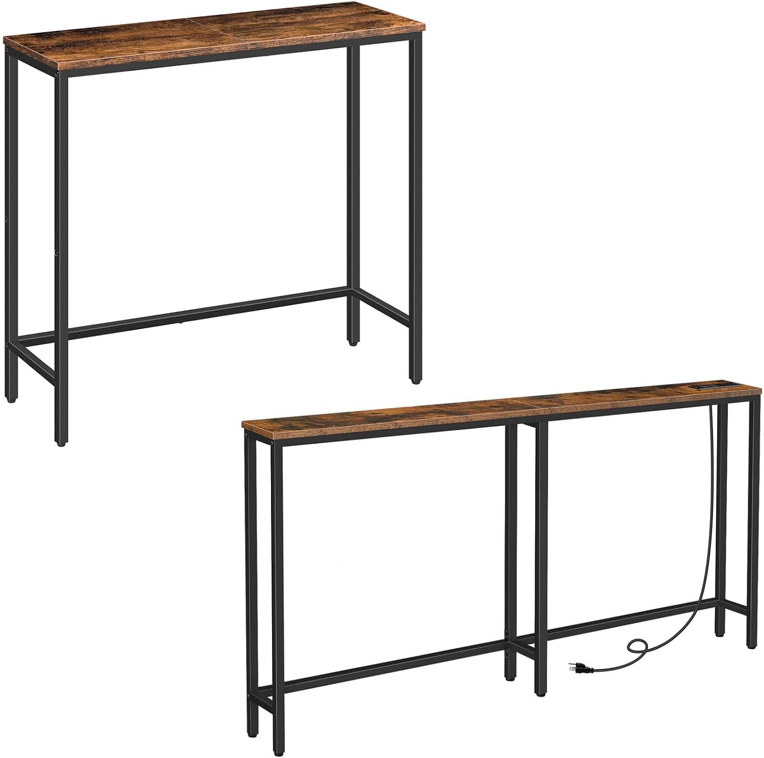 HOOBRO 29.5" and 63" Narrow Console Table, Small Entryway