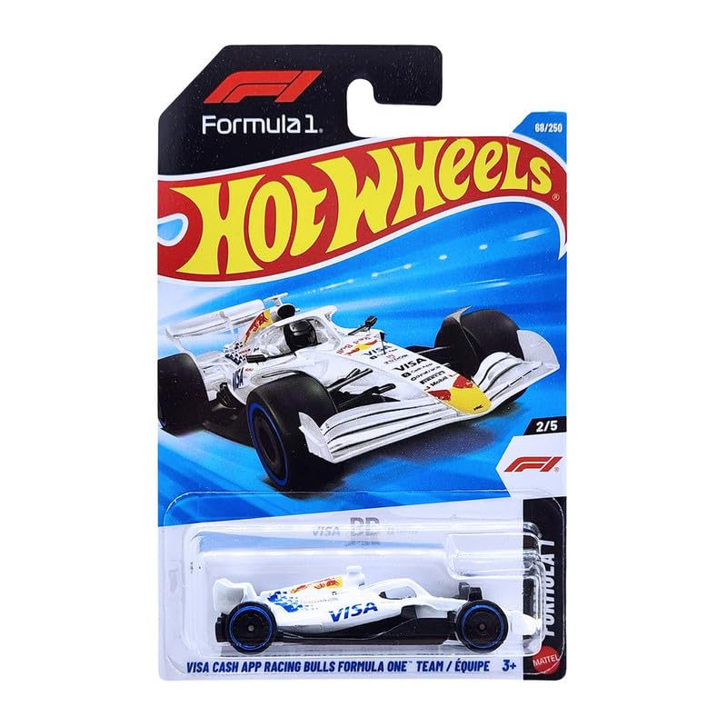 Image of Hot Wheels Visa Cash App Racing Red Bull Formula One Team Formula 1 Ages 3 and Up 68 /250 (White)