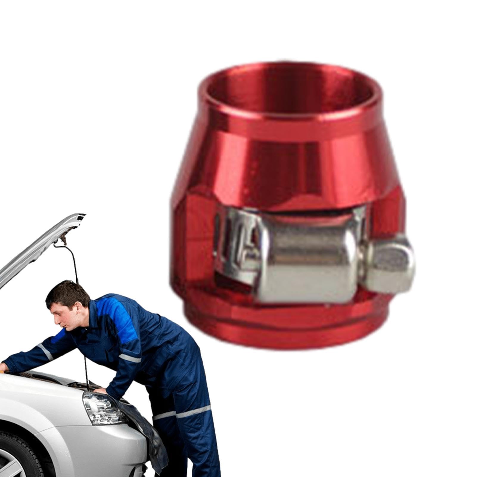 6x Bremsleitungsklemmen U-förmig - Metallclips Für Auto & Motorrad