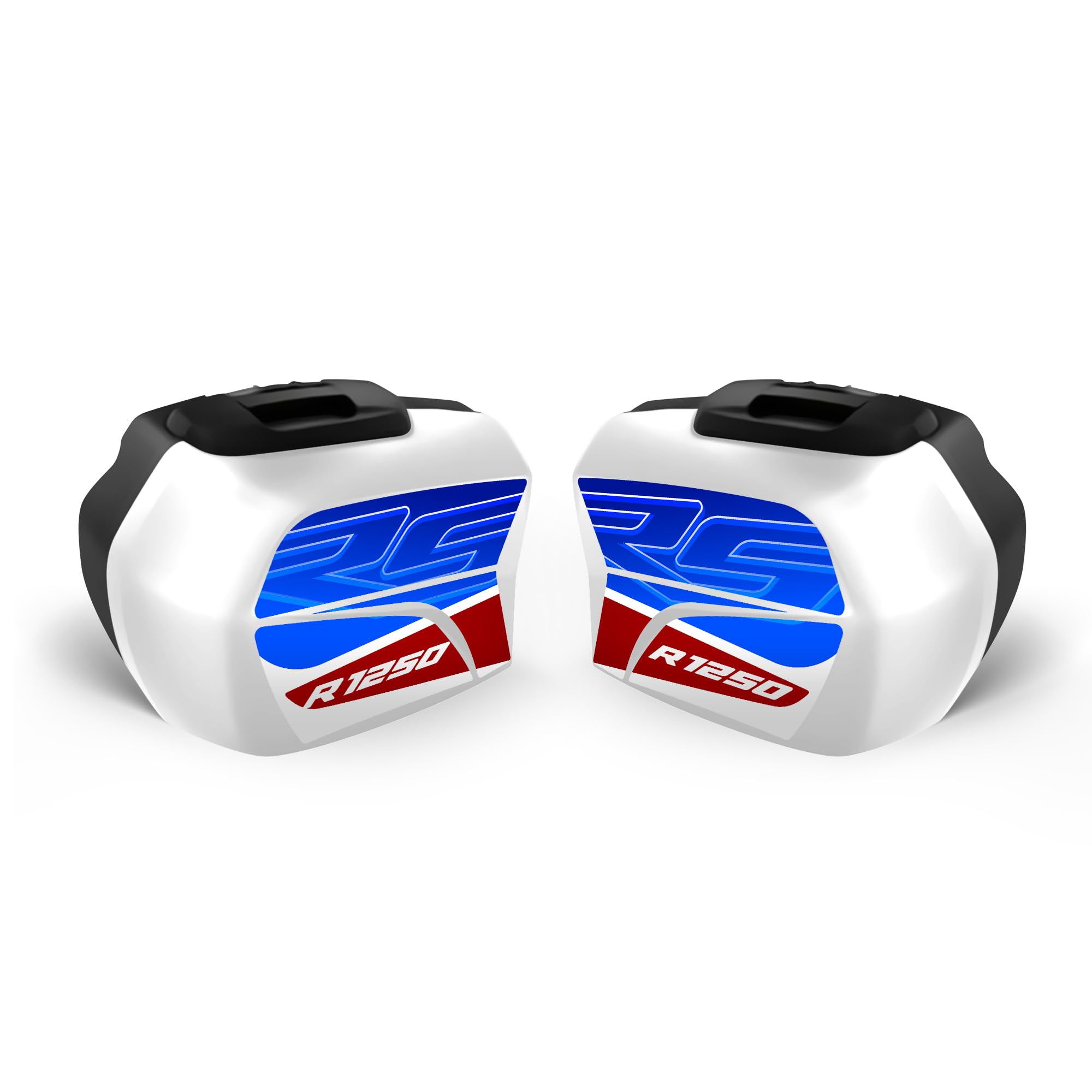 Aufkleber-Set für 2 Koffer, kompatibel mit BMW R 1250 RS 2022-2024 FM-VR1250RS-01 (Sport)
