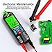 MAXRIENY Digital Multimeter Rechargeable Electrical Tester NCV with Audible and Visual Alarms Auto-Ranging Measures AC/DC Voltage Capacitance Resistance Continuity Capacitance Diode Live Check Tester