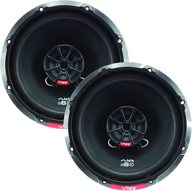 VIBE Slick 6.5 inch Coaxial speaker - 80/240 W, Black