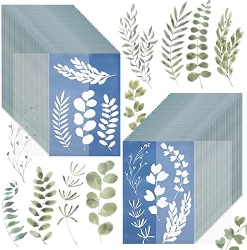 Sun Activated Cyanotype Paper, 60-Sheet A5 Kit for High Sensitivity Nature Printing