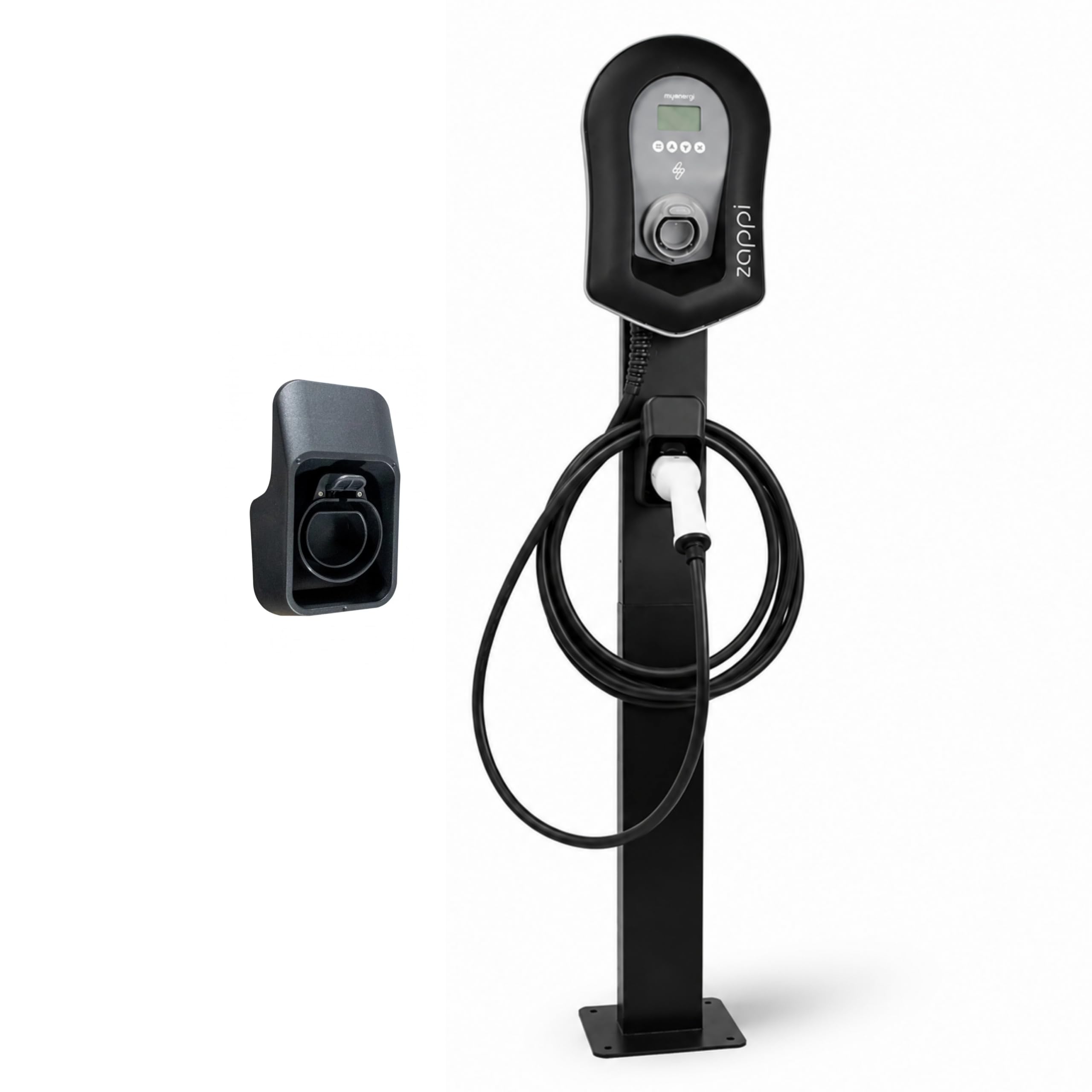 LDY Wallbox Standfuß für Myenergy Zappi V2.1, Stahl, 149 cm