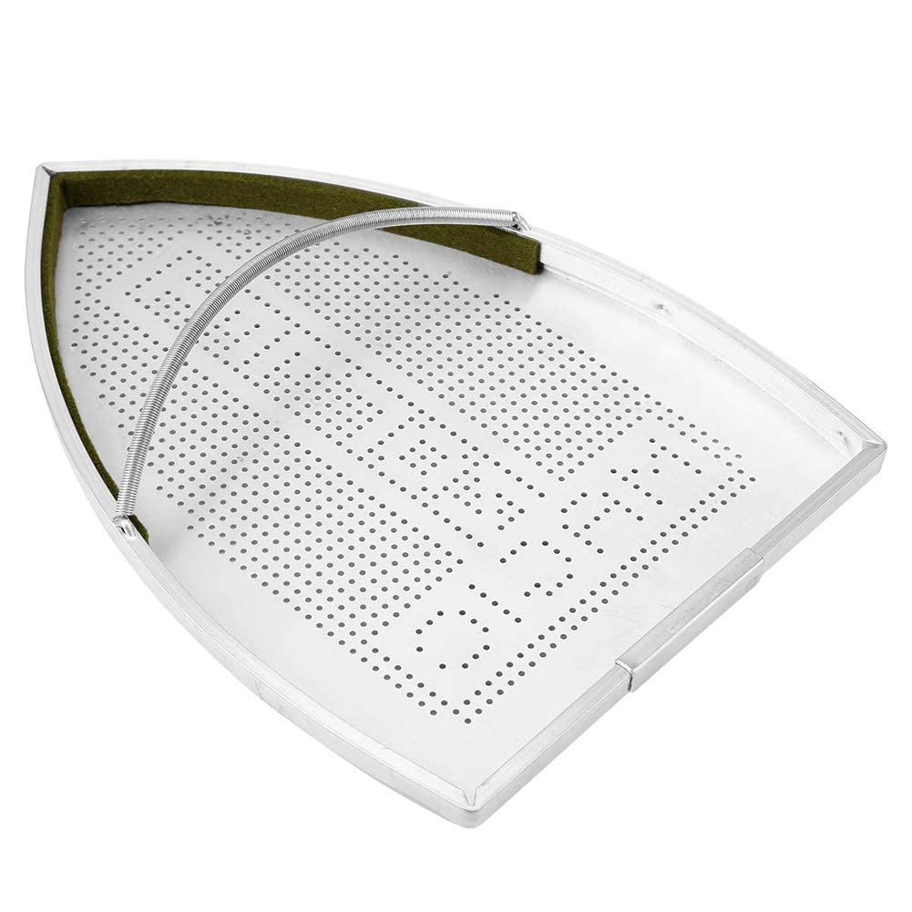 Iron Shoe Cover, Iron Soles Aluminum Material Ironing Shoe Cover Iron Plate Cover Protector Ironing Aid Board Electric Iron Assistant Tool for Cloth Ironing(B-8TN)