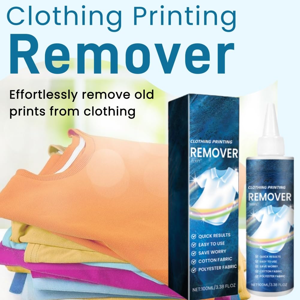 Liquido Rimozione Inchiostro DTF,Rimozione Vinile a Trasferimento Termico per Tessuti,Liquido Rimozione Inchiostro,Rimozione Rapida Dell'adesivo,pour Enlever Impressions Textiles,100ml
