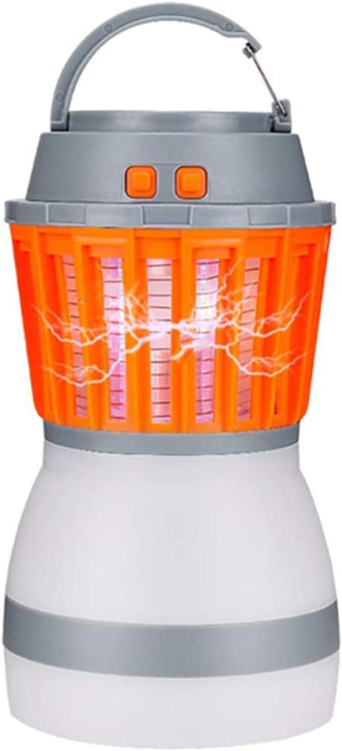 upstartech Electric Mosquito Killer Lamp, Portable Bug Zapper Fly Killer Insect Killer with Night Light, USB Rechargeable Mosquito Control Traps for Bedroom Living Room Office, IPX6 Waterproof