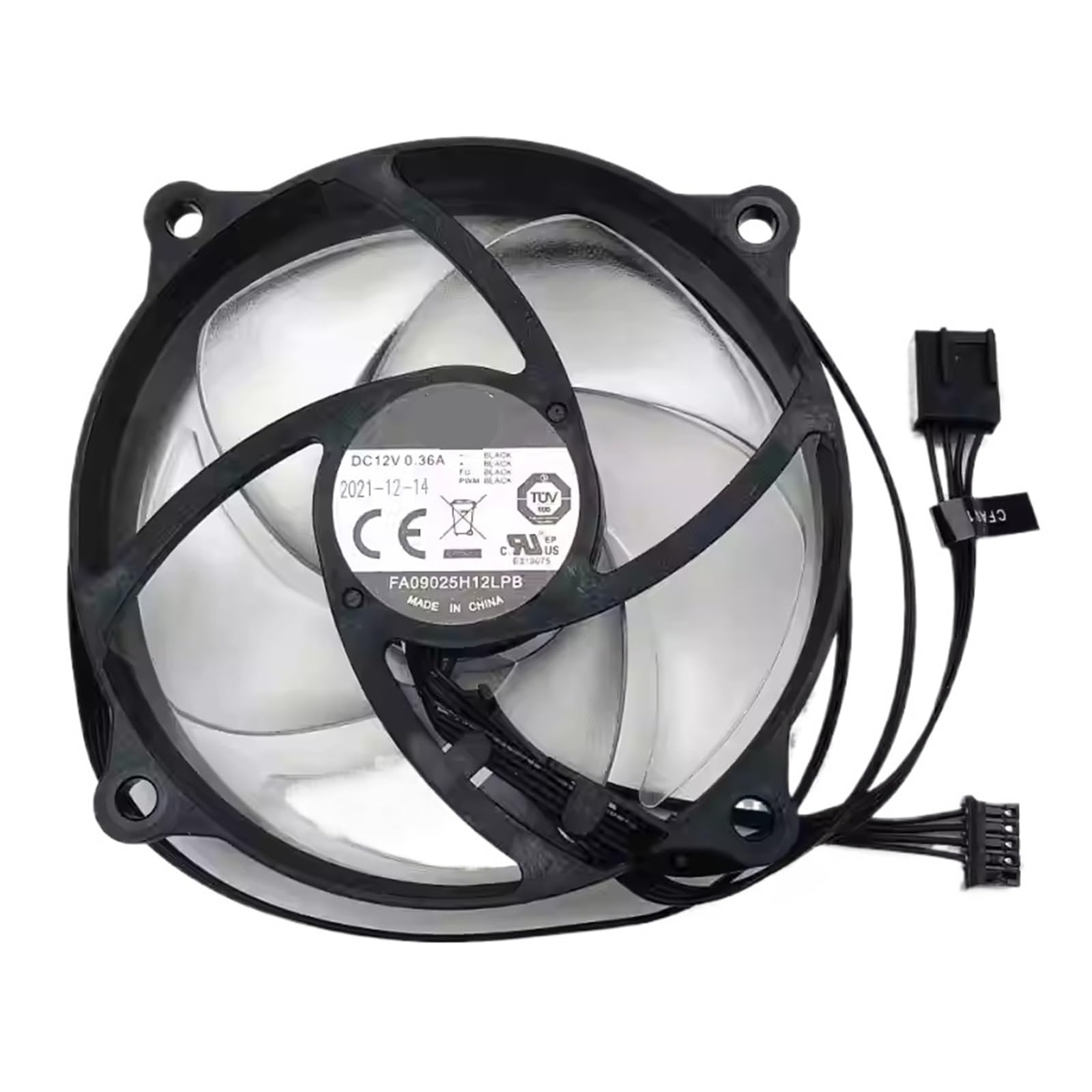 SJJBVPYX FA09025H12LPB 12V 0.36A 9025 4-wire Fan