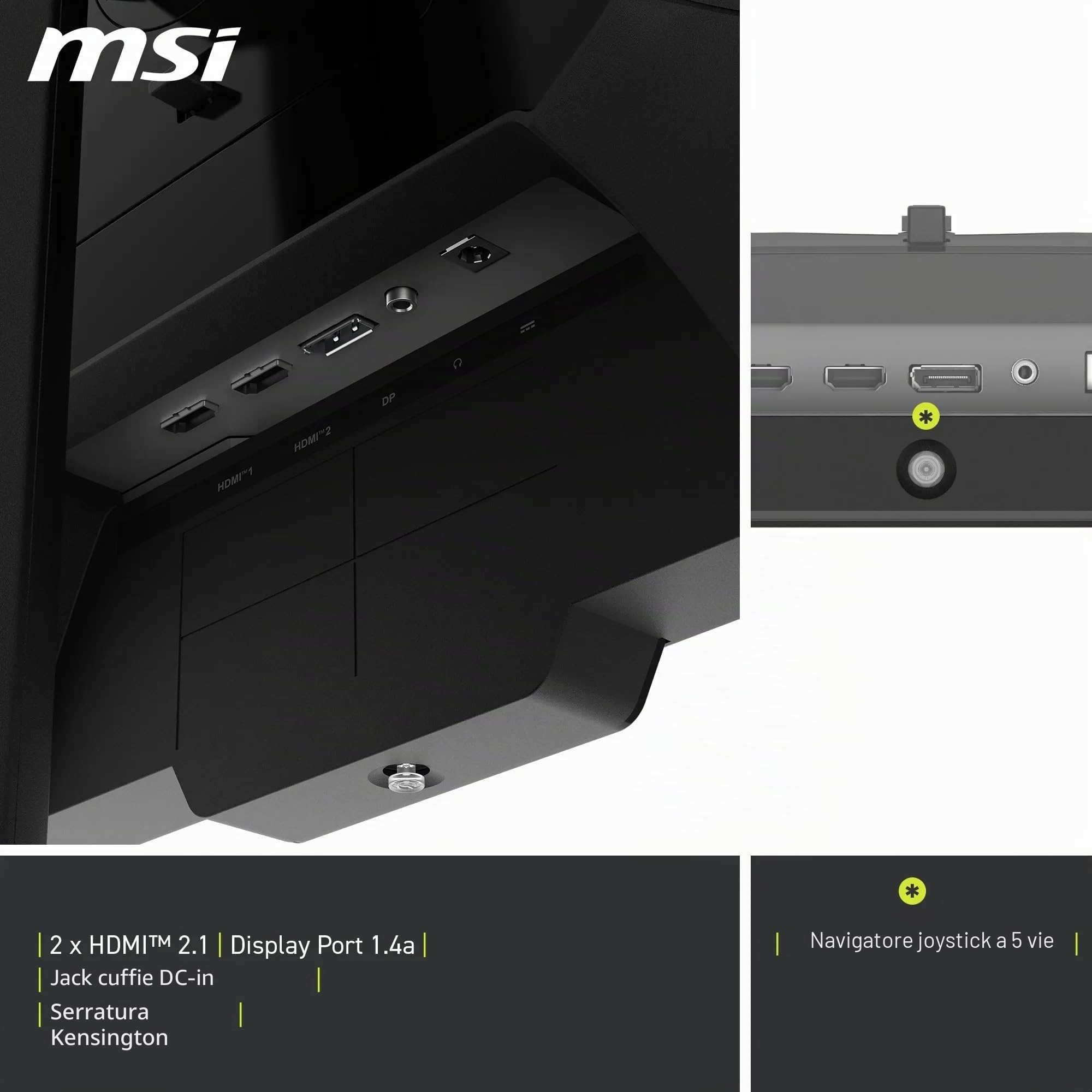 msi MAG 274QPF X30MV Display Gaming 27 Pollici WQHD - Lastra Rapid