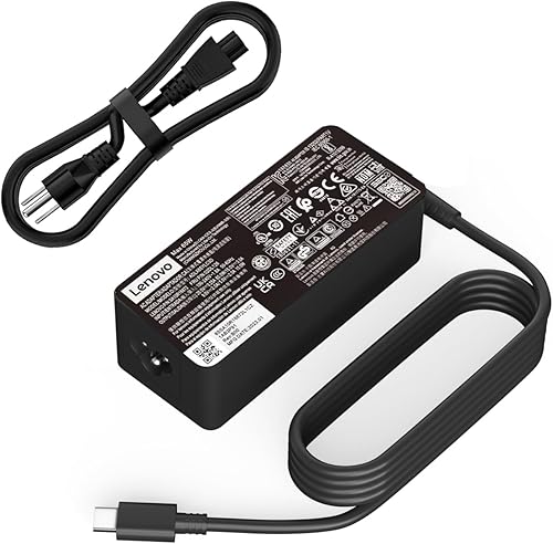 Cargador portátil 65 W 45 W USB C Tipo de reemplazo para Lenovo Thinkpad Yoga ideapad Compatible Dell HP Acer Asus Samsung Chromebooks Cargador