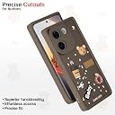 Pikkme Bumper Case for Vivo T3 Pro 5G / iQOO Z9s Pro 5G | Cute Fun Cartoon 3D Bear Silicone Full Body Protection Back Cover (Brown) gallery image