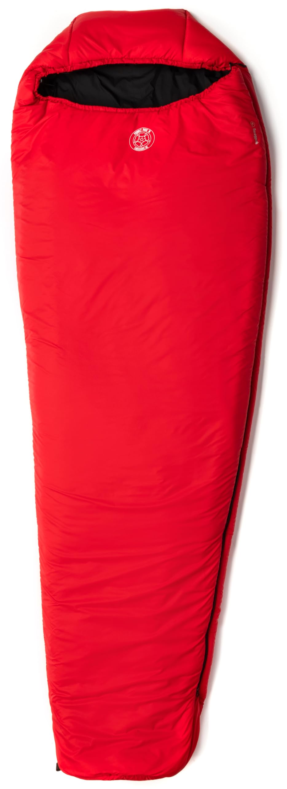 Snugpak Softie 9 WGTE Sleeping Bag XL with Softie Premier Insulation - Lightweight, Water-Repellent Sleep Bag with Adjustable Hood, Two-Way Zips for Trekking, Camping - UK-Made - Red/Black (RZ) โ image 1