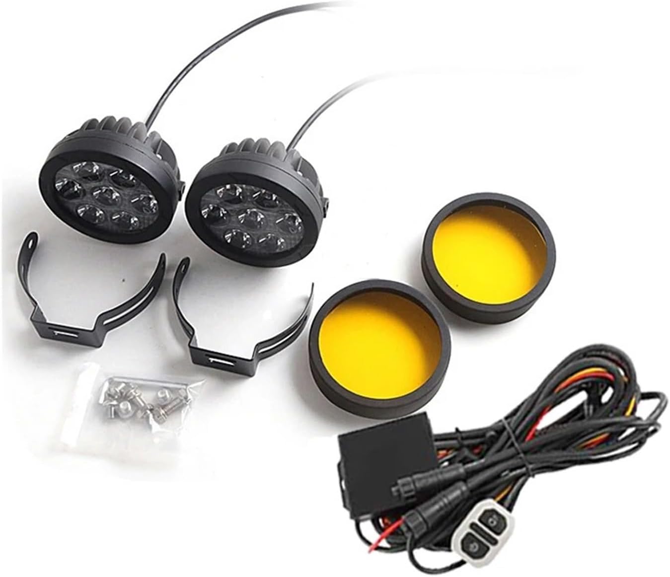 ヘッドライトヘッドランプ ヘッドライトオートバイアクセサリーフォグ