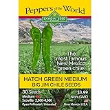 Hatch Green Chile - 30 Seeds from New Mexico - Medium Hot
