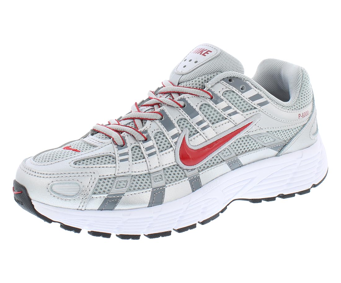 P-6000 (GS) in Metallic Silver/Gym Red-Flt Silver