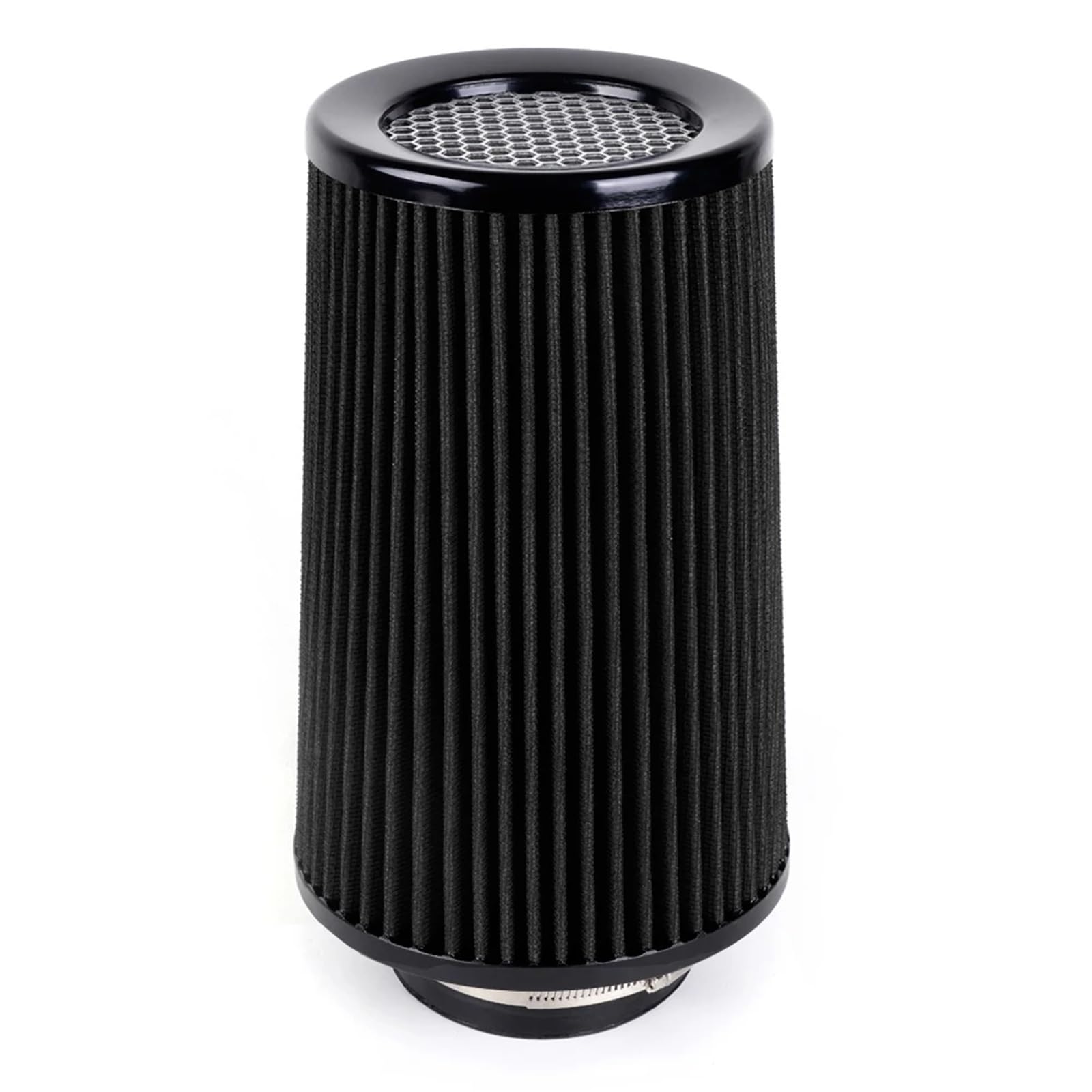 Kit filtro gas, Filtro conico di aspirazione del gas freddo: detergente for lavabile e riutilizzabile for una migliore efficienza motore(Black)