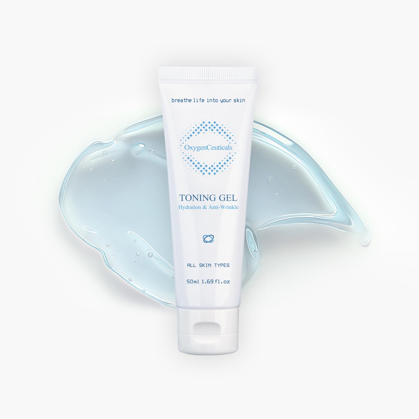 OxygenCeuticals Toning Gel – Premium Hydrating Gel Toner with Centella & Licorice Root Extracts, Adenosine Anti-Wrinkle, Soothing Care for Dry & Sensitive Post-Treatment Skin. 1.69 fl.oz (50ml)