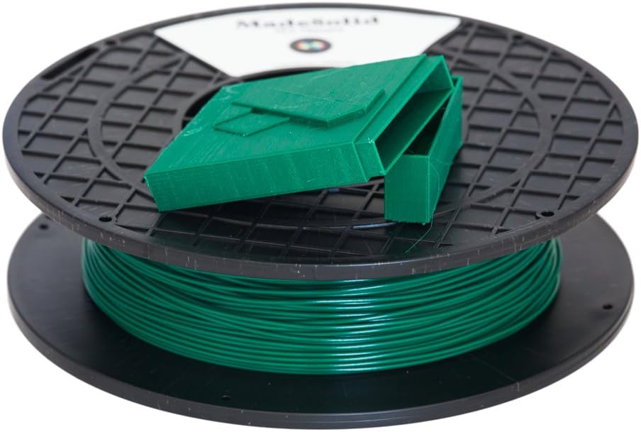 MadeSolid PET1751LBOFG PET+ Filament, 1.75 mm Diameter, 1 lb. Spool, Forest Green