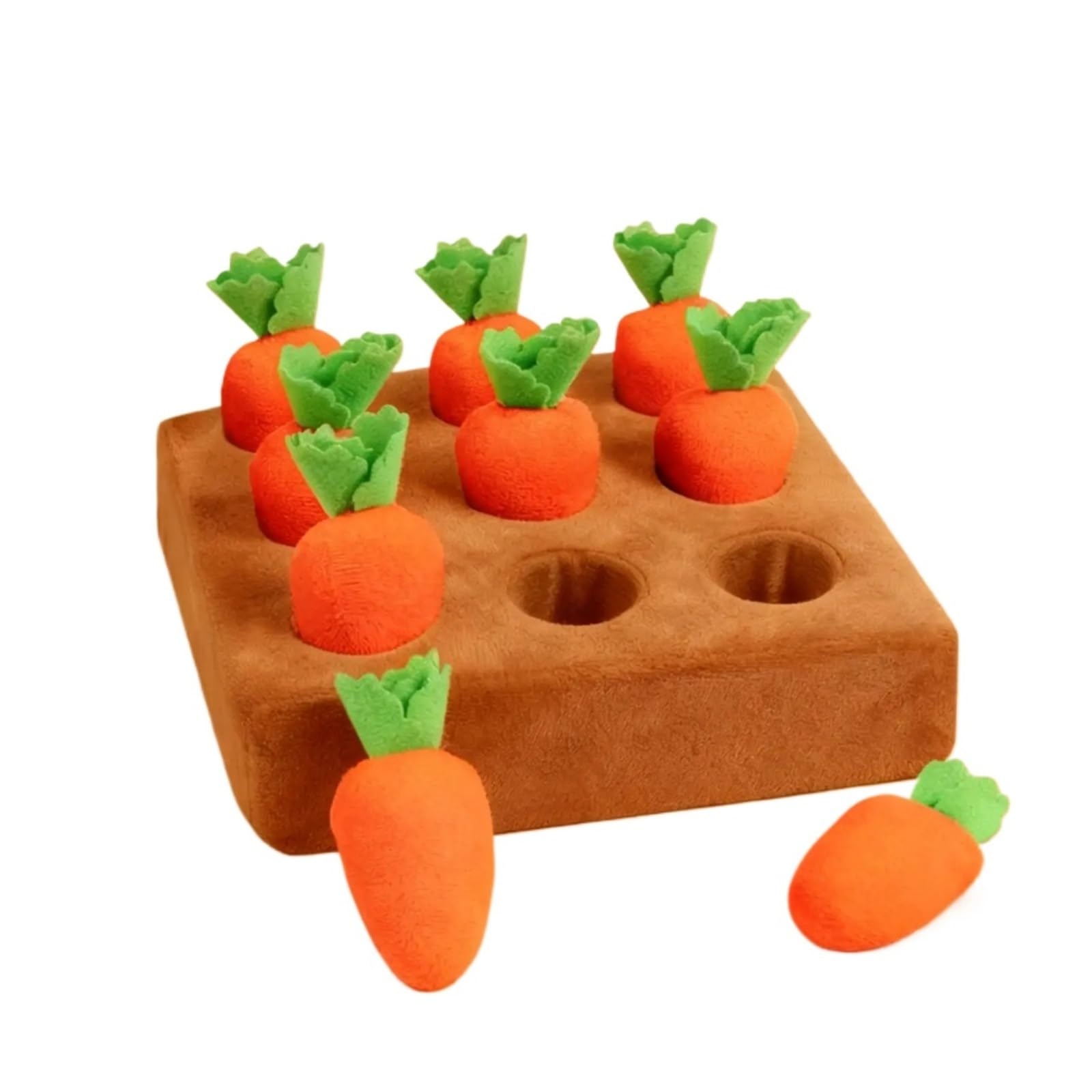 Tapis de reniflage interactif chien avec carottes amovibles pour alimentation lente