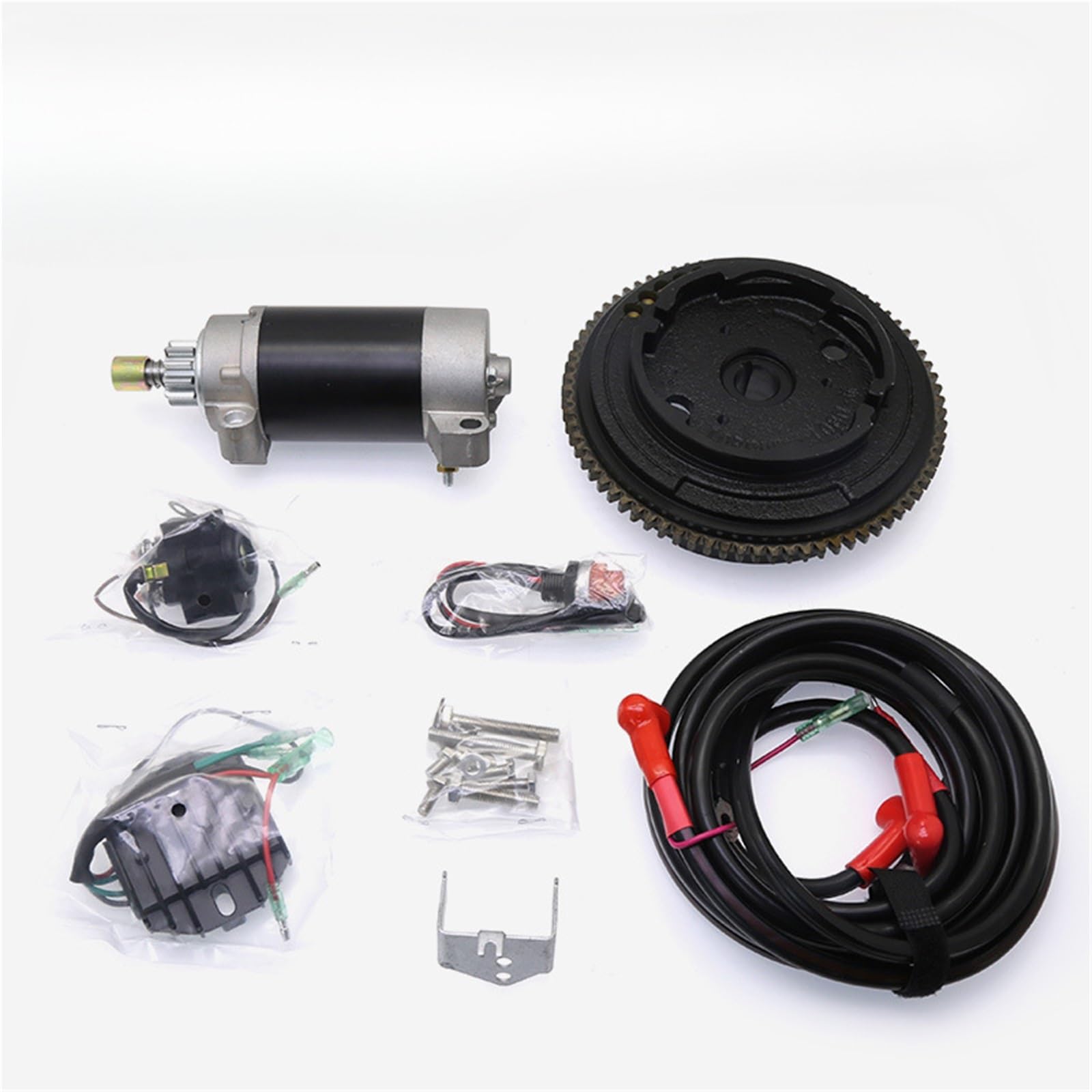 Kit de arranque eléctrico for conversión de motor fueraborda Yamaha Parsun de cuatro tiempos y 20 HP