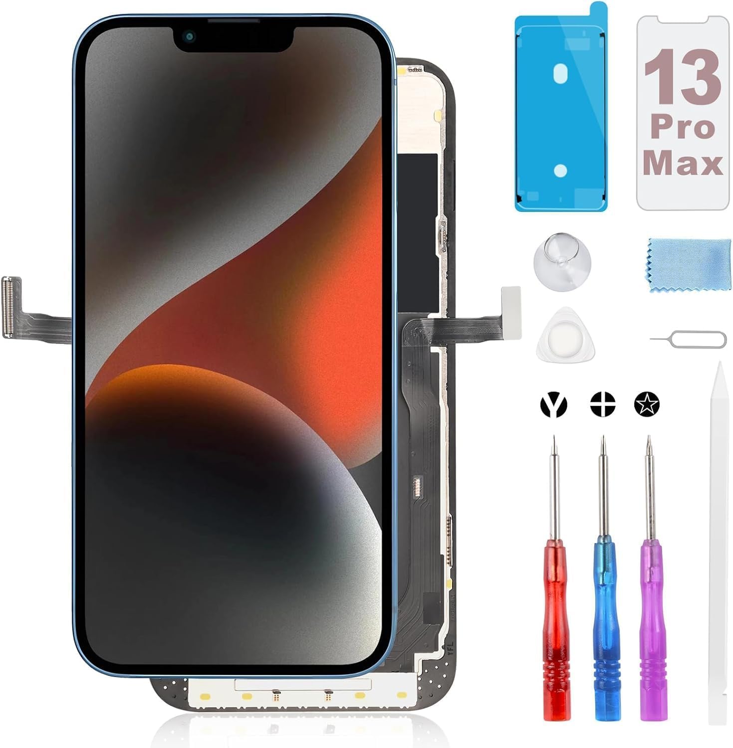 iPhone 13 ProMax 256GB フロントパネル・バッテリー新品 楽天市場】iPhone 13 Pro Max 純正 フロントパネル 修理 部品