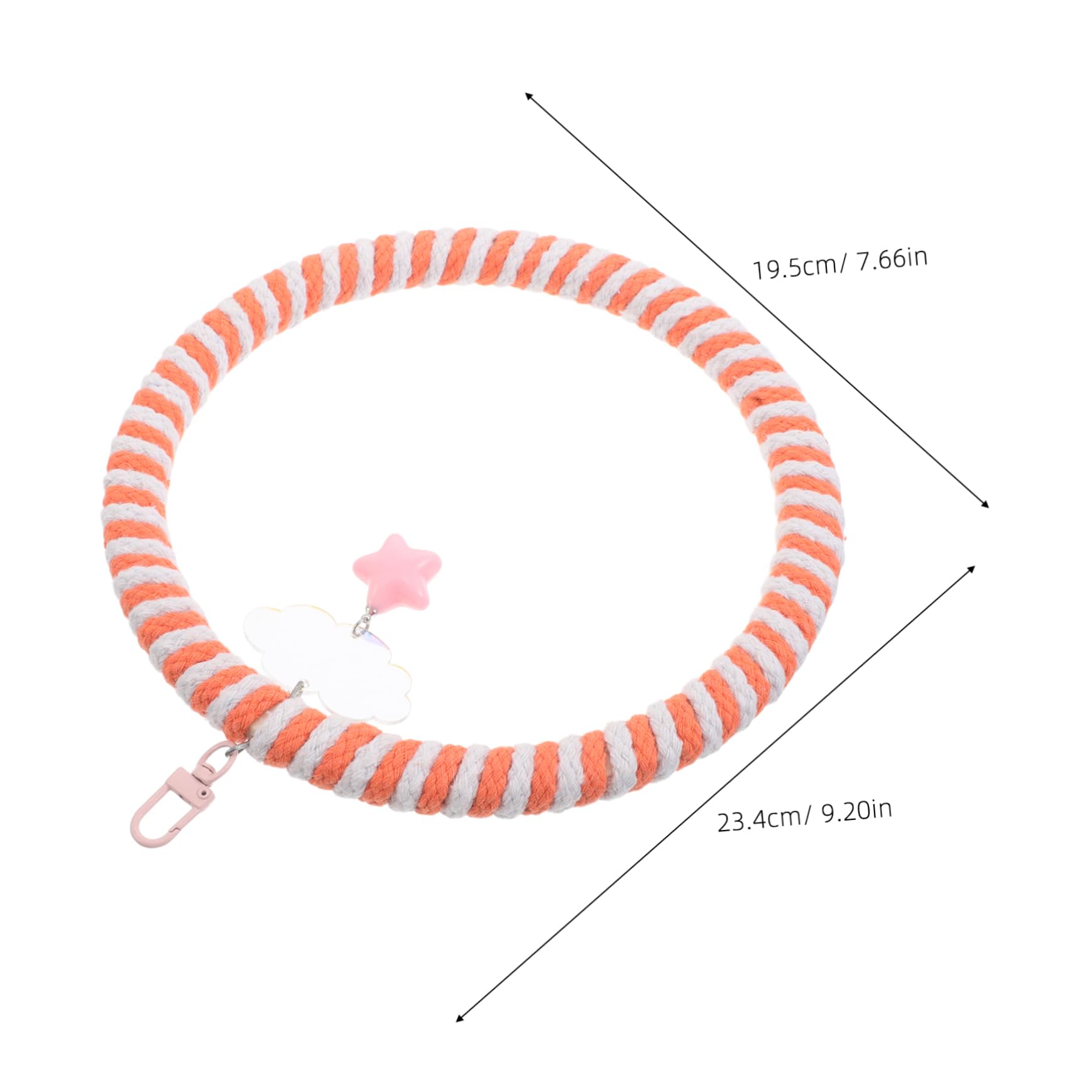 Toddmomy Bird Cage Swing Chew for Parrots Hanging Playstand Climbing Perch for Parakeets Cockatiels Small Birds Easy to Install Versatile Engaging