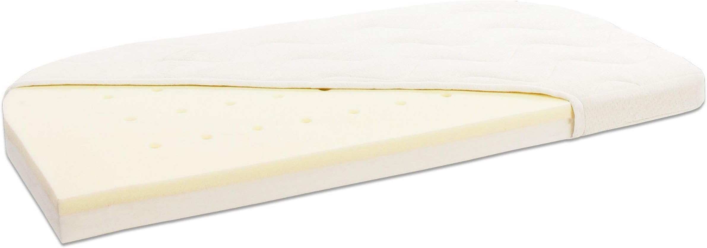 babybay Smart Comfort Mattress for Maxi/Box Spring, fabric, White, One Size