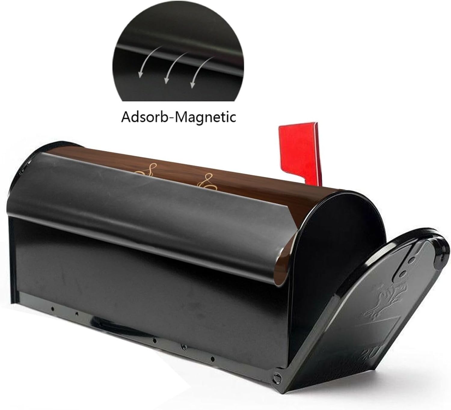 Custom Personalized Double Printing Magnetic Mailbox Covers, Design Add Image/Logo/Text Customized Magnetic Mail Cover Letter Post Box for Home Garden Yard Outdoor Decor-37