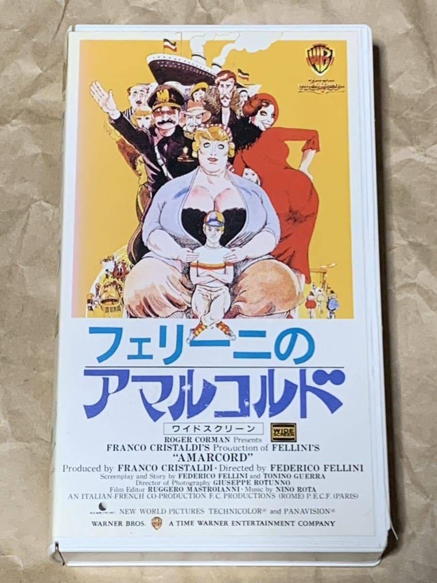 Amazon.co.jp: フェリーニのアマルコルド 中古VHSビデオ 字幕スーパー 