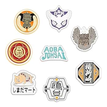 上智大学　スクールピンバッジ　K18 ダイアモンド　希少品 Amazon.co.jp: RichWolves Haikyuu Brooch, School Badge Pin