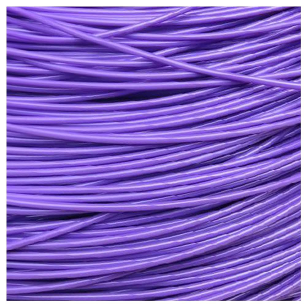 LKXHarleya 2.4mm Round Plastic Rattan Reed, Solid Synthetic Rattan Basket Weaving Cane for Patio Wicker Furniture Repair, 500g/Pack