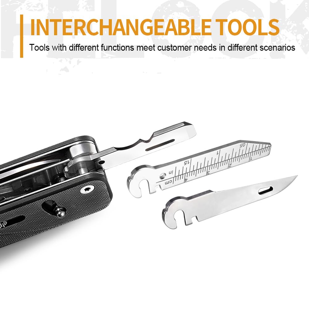 ROXON S505G Flex Shears-Modular Design Multitool with Fixed Big Scissor-Interchangeable Blade of BA01-BA17 & Changeable Implements of FT01-FT12 - Image 4