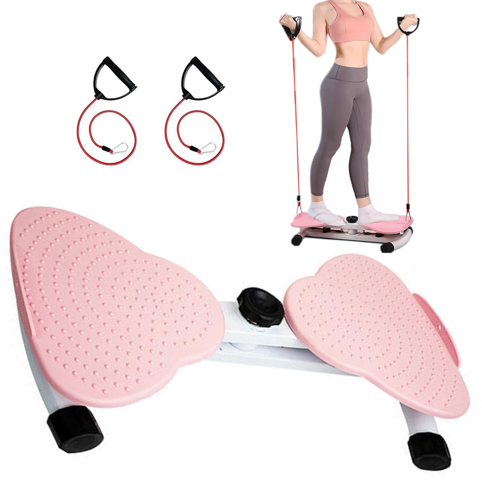 Obrotowa deska fitness Spinfit, wytrzymały ABS i podstawa ze stali węglowej, sportowa do cienkiej talii i postawy w domu