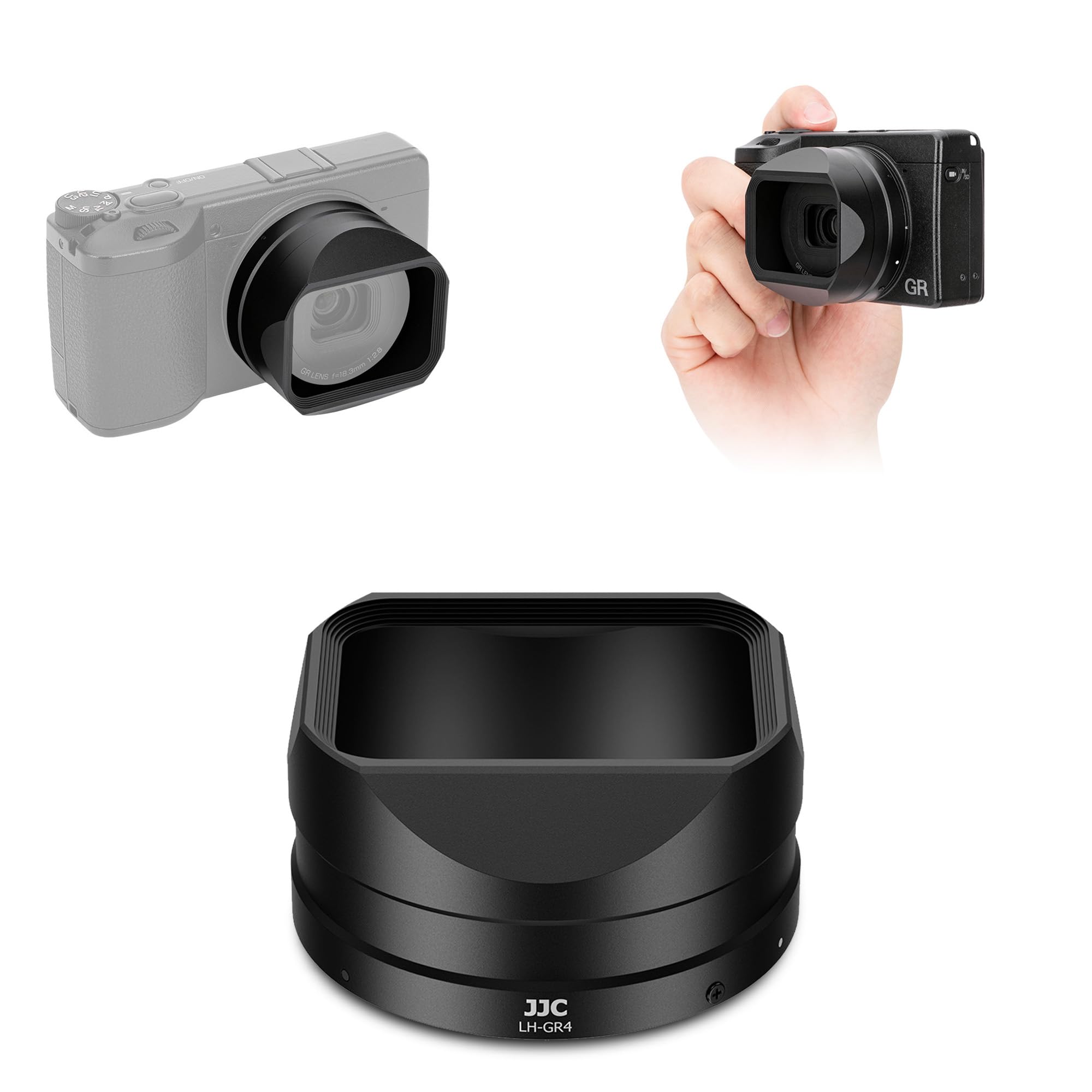 Amazon.com : JJC GR IV Lens Hood for Ricoh GR4 GRIV HDF Monochrome
