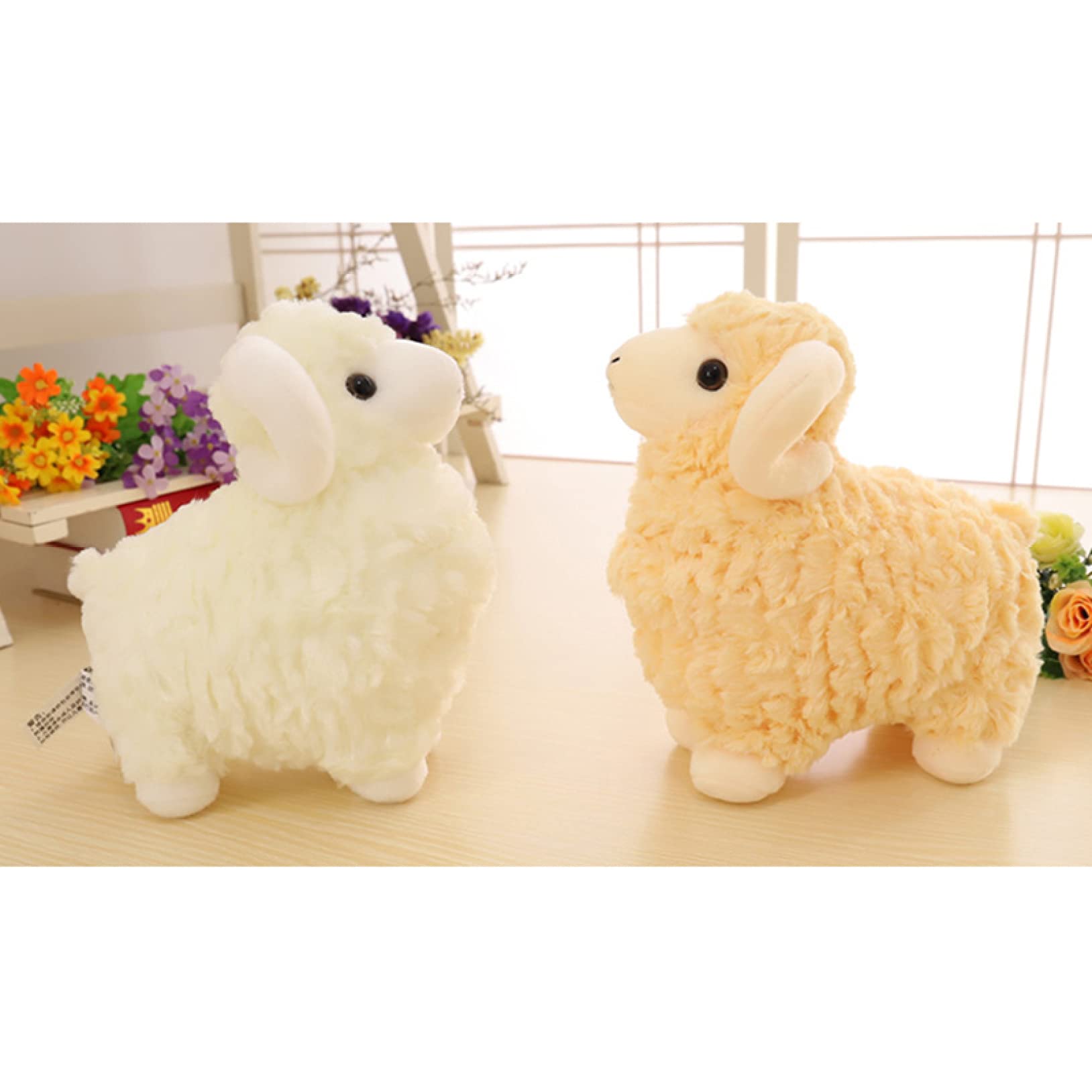 Amazon.co.jp: [FOQW] 可愛いひつじ ぬいぐるみ 28cm 羊 ホワイト 特大