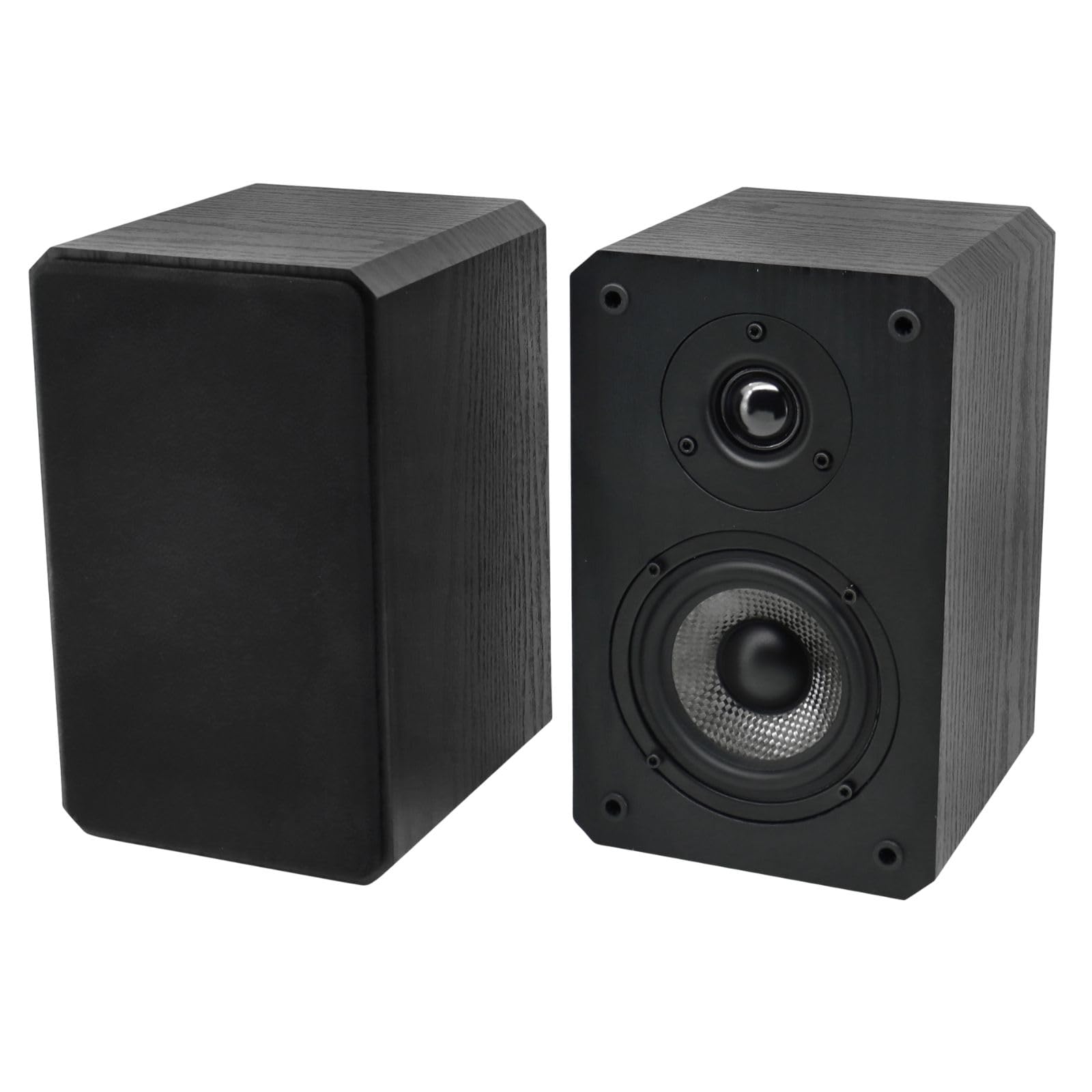 Soundmaster LS5050SW HiFi głośnik regałowy – kompaktowy 2-drożny głośnik basowy zapewniający mocny dźwięk