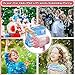Bubble Machine Gun, 69 Holes Bubble Gun with Lights, Pink Outdoor Summer Beach Kids Bubbles Toys Birthday Wedding Party Halloween Fun for Girls Boys