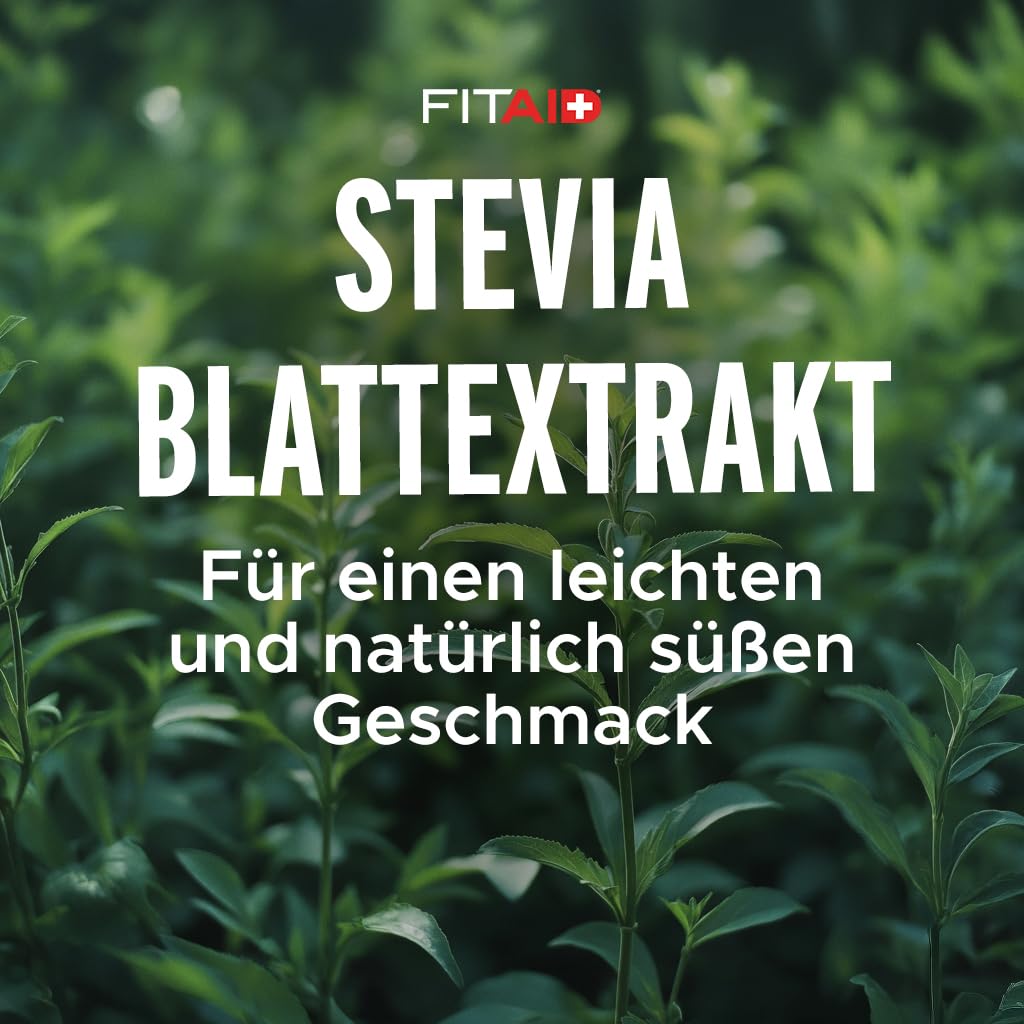 FITAID RX Blue Raspberry Zero Clean Creatin Recovery Sport Drink & Hydration Helper – Regenerationsgetränk mit Kreatin Monohydrat BCAA Elektrolyte ohne Zucker Kurkuma Vitamine Quercetin CoQ10 24x355ml