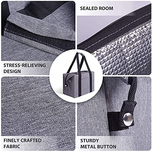 Bolsa térmica de Gran Capacidad, lonchera con Aislamiento térmico, para Picnic, barbacoas, Camping, Recipiente para Mantener la Comida Fresca, Bolso de Mano, Bolsa de pi