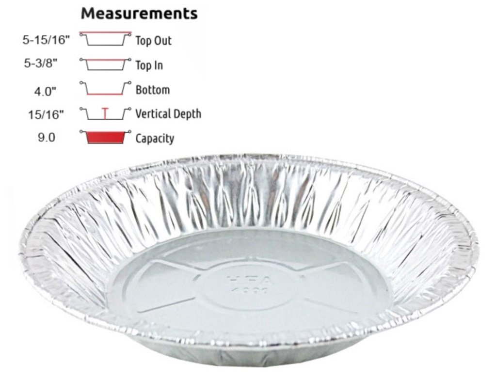 Pactogo Mini-Kuchenformen aus Aluminiumfolie, 15,2 cm, Einweg-Backblech mit transparenten Scharnierbehältern (300 Sets)