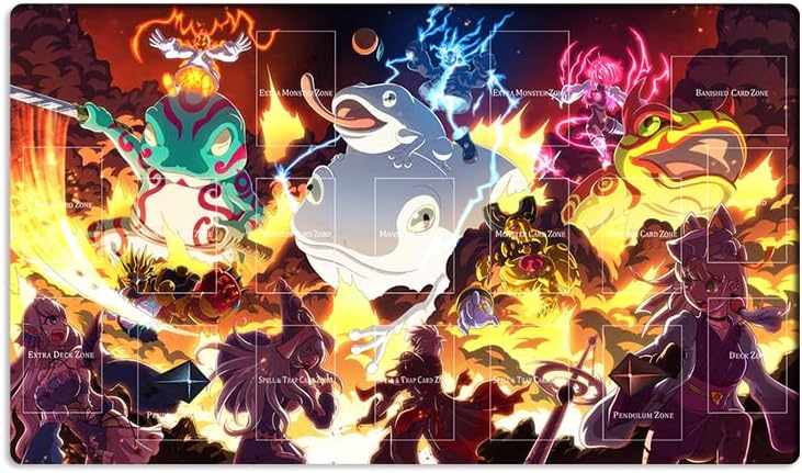 Mlikemat Duel Playmat Splight TCG CCG Pad - Alfombrilla de juego de cartas coleccionables  bolsa gratis ZD039-982-A