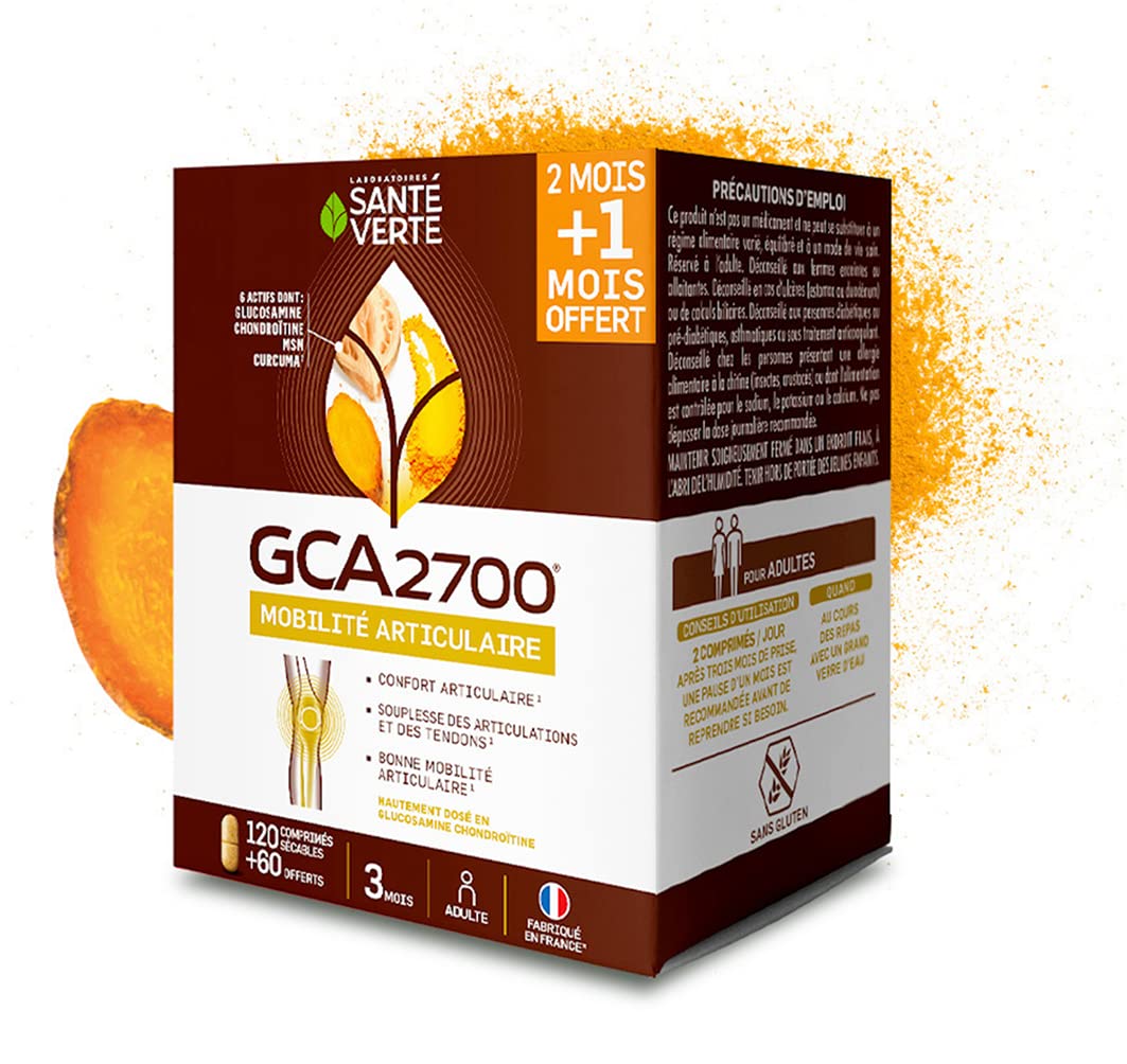 Santé Verte - Confort Articulations GCA 2700 - Pack ECO 6 Mois de traitement - 360 Comprimés