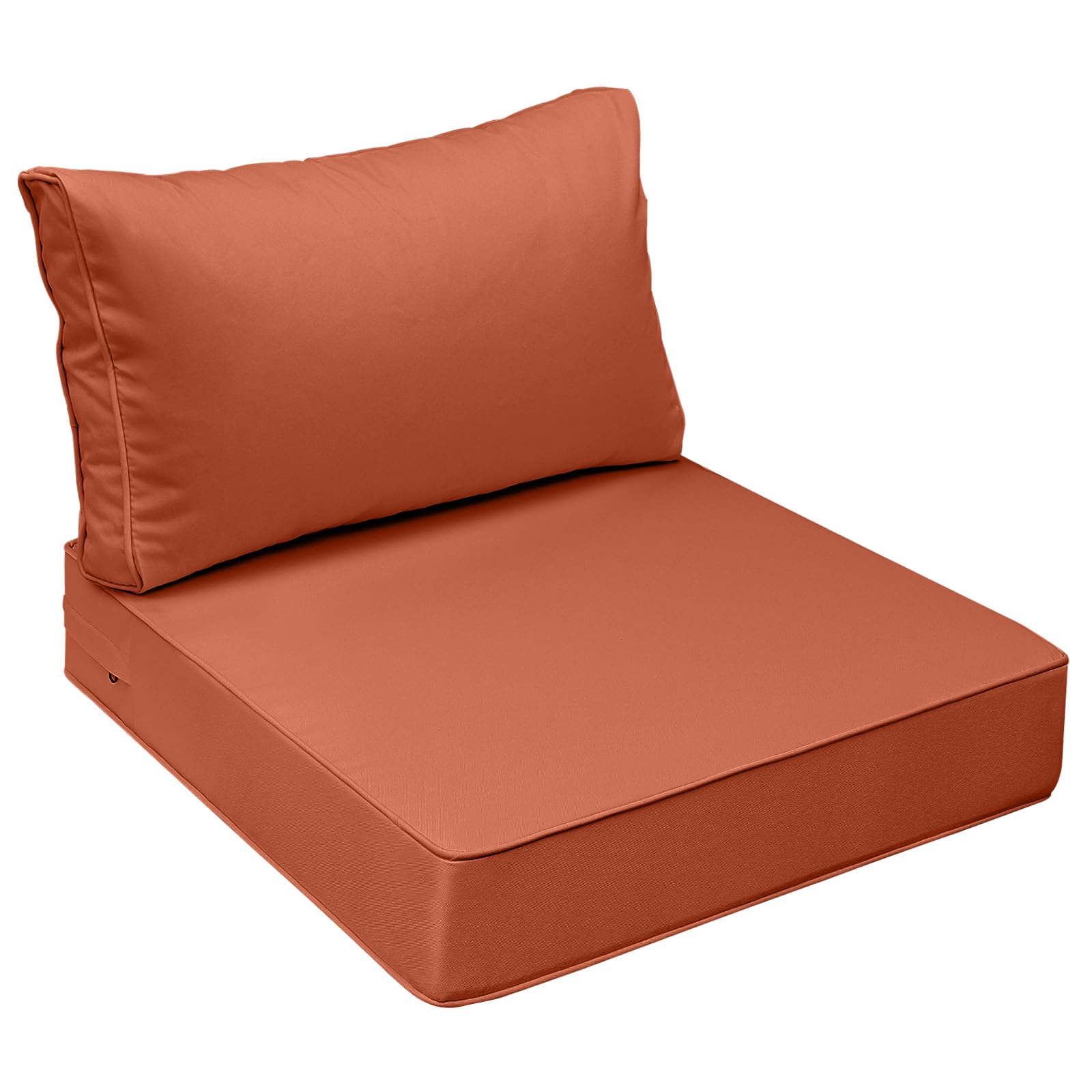 AAAAAcessories Outdoor Chair Cushions, 24 x 24 x 5 + 13.5 in, Set of 1