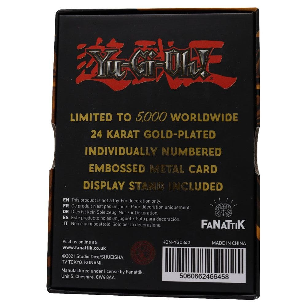YU-GI-OH! - Garnek Chwały - Carte en métal plakietka lub kolektor