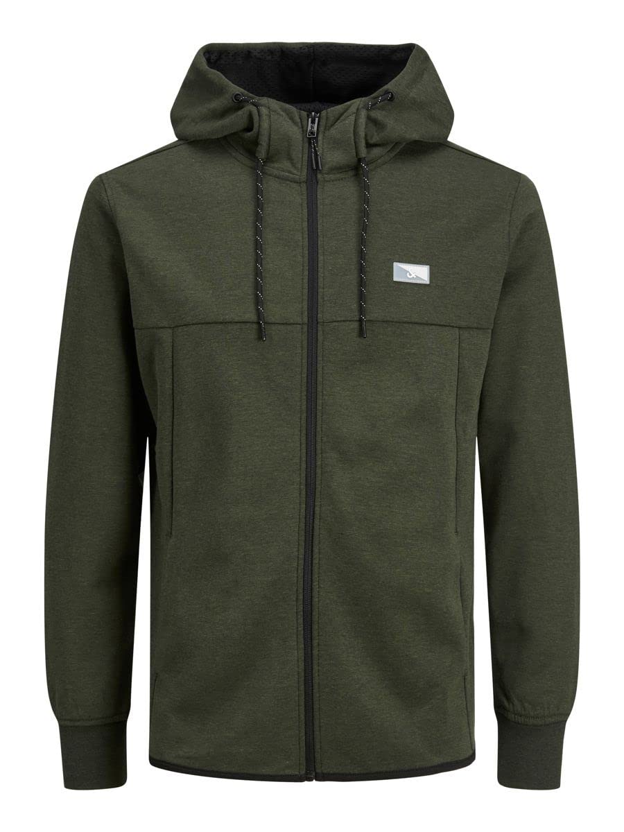 Jack & Jones Jcoair Sweat Zip Hood Noos. Chaqueta con Capucha Hombre